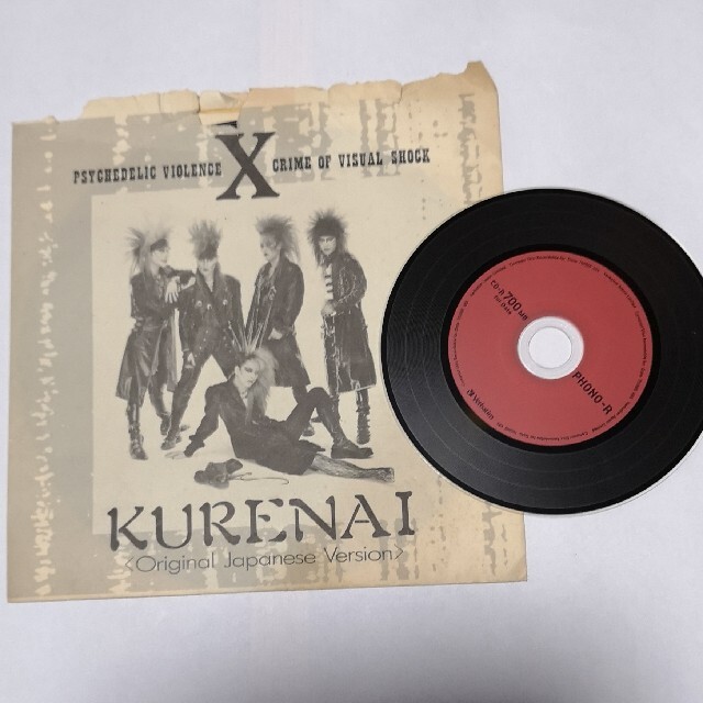 X 紅　シート・レコード　CD-R