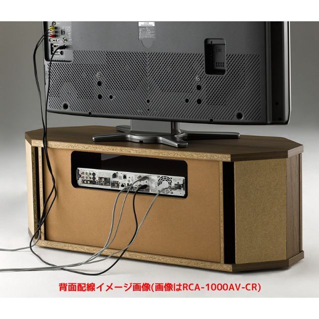 テレビ台 100cm 43インチ対応 コーナー対応型 キャスター付き 転倒防止