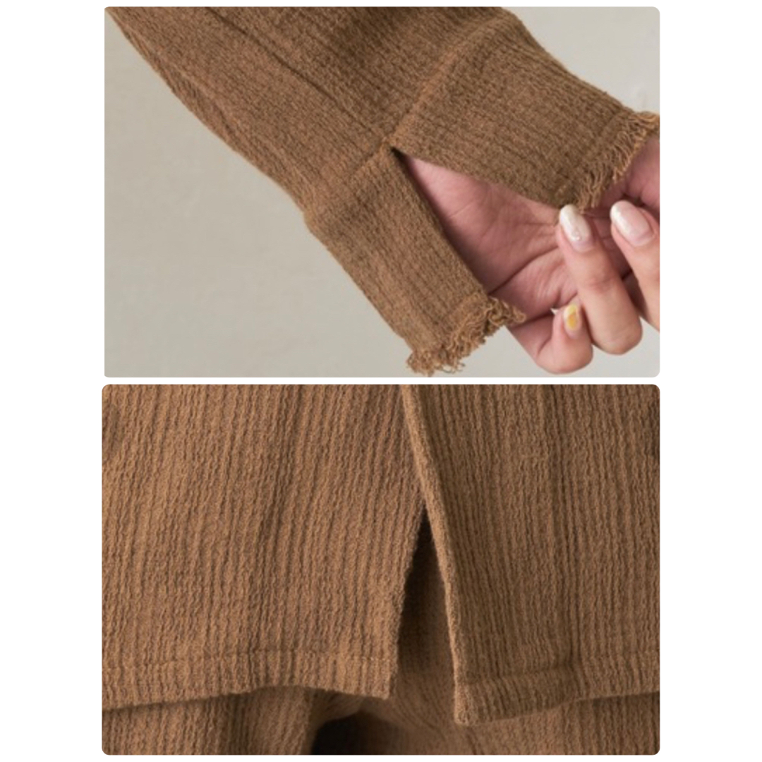 CIAOPANIC TYPY(チャオパニックティピー)の新品 CIAOPANIC TYPY からみ織りシャツジャケット レディースのジャケット/アウター(その他)の商品写真