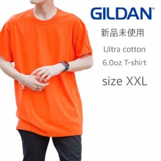 ギルタン(GILDAN)の新品未使用 ギルダン ウルトラコットン 無地 半袖Tシャツ オレンジ XXL(Tシャツ/カットソー(半袖/袖なし))