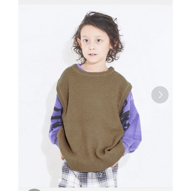 BREEZE(ブリーズ)のブリーズ  ニット ベスト　110〜120 キッズ/ベビー/マタニティのキッズ服女の子用(90cm~)(ニット)の商品写真