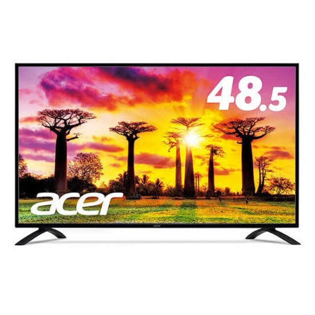 Acer(エイサー)の【Acer】美品✨ 4Kモニター IPSパネル搭載48.5インチ スマホ/家電/カメラのPC/タブレット(ディスプレイ)の商品写真
