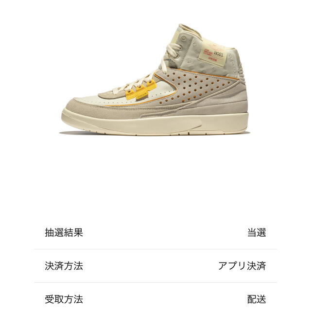 UNION × Nike Air Jordan 2 Rattan 29cmスニーカー