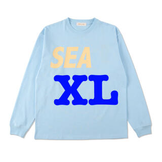 WIND AND SEA SEA L/S T-shirt SKY-ECRU