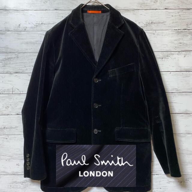 綿100%裏素材キュプラ状態Paul Smith LONDON テーラードジャケット　ブラック