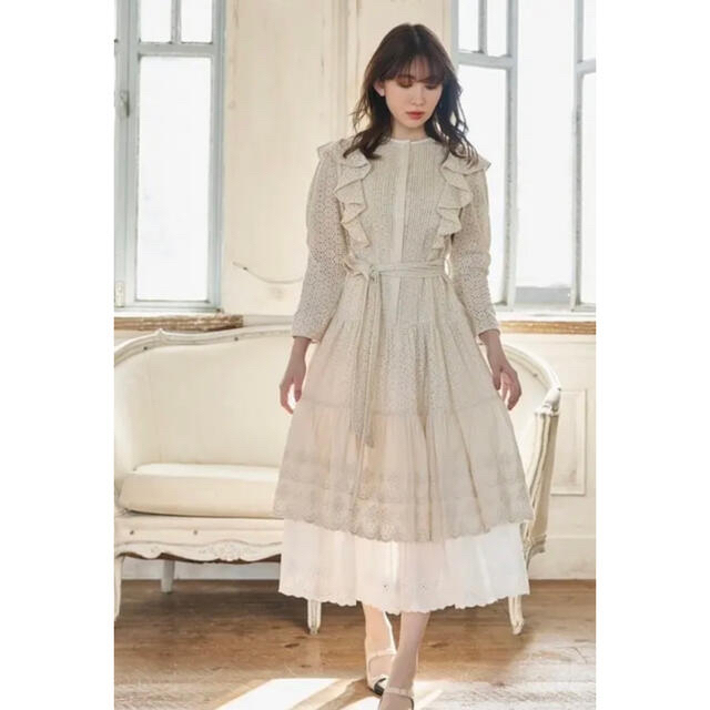 Her lip to - Two-Tone Ruffled Lace Dressの通販 by saki's shop ...