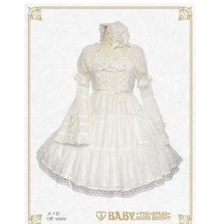 BABY,THE STARS SHINE BRIGHT - はわせドールワンピース オフ白の通販