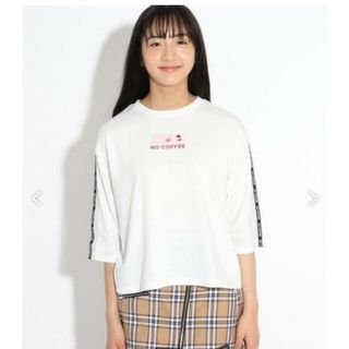 ピンクラテ(PINK-latte)の【新品】PINK-latte ピンクラテ　Tシャツ　150cm 七分袖(Tシャツ/カットソー)