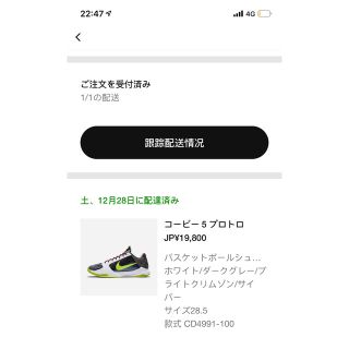 ナイキ(NIKE)の超レア　28.5CM  NIKE KOBE 5 PROTRO CHAOS(バスケットボール)