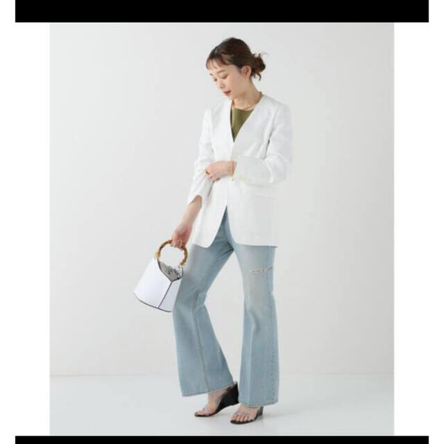 Plage - ☆大人気☆【新品】Plage Linenジャケット ホワイト38の通販
