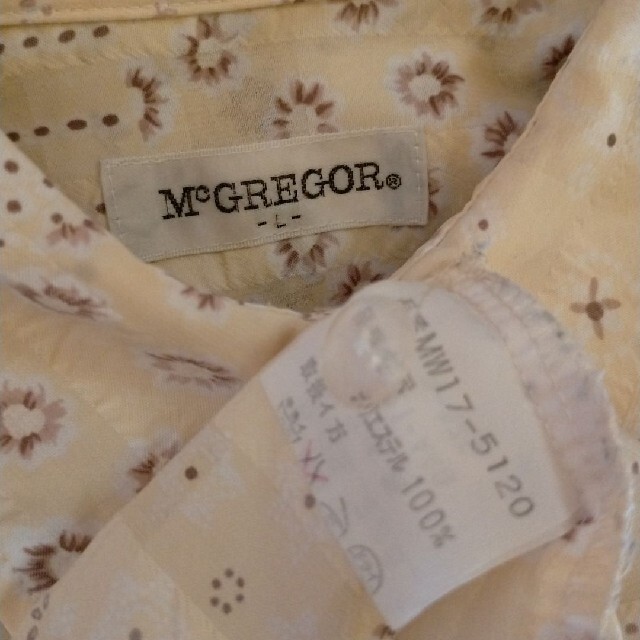 McGREGOR(マックレガー)のMcREGOR OLD vintage パッチワーク風花柄 オーバーサイズシャツ レディースのトップス(シャツ/ブラウス(長袖/七分))の商品写真