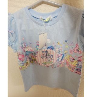 シマムラ(しまむら)のエコネコ半袖トップス新品未利用タグ付き(Tシャツ/カットソー)