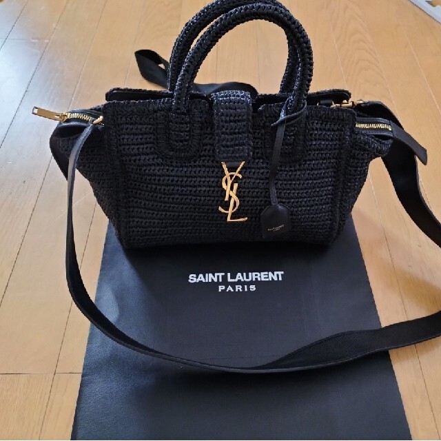 【最高級 クロコ型押し】YSL イヴサンローラン ショルダーバッグ 内側総柄