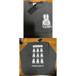 新品 cune キューン うさぎ 9周年記念 プロモーション　ロングTシャツ