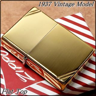 ジッポー(ZIPPO)の新品 ZIPPO◇1937復刻◇両面 ダイアゴナル◇ブラスポリッシュ◇ジッポ(タバコグッズ)