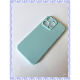 iPhone13pro☆新品☆ミントグリーン　スマホケース(iPhoneケース)