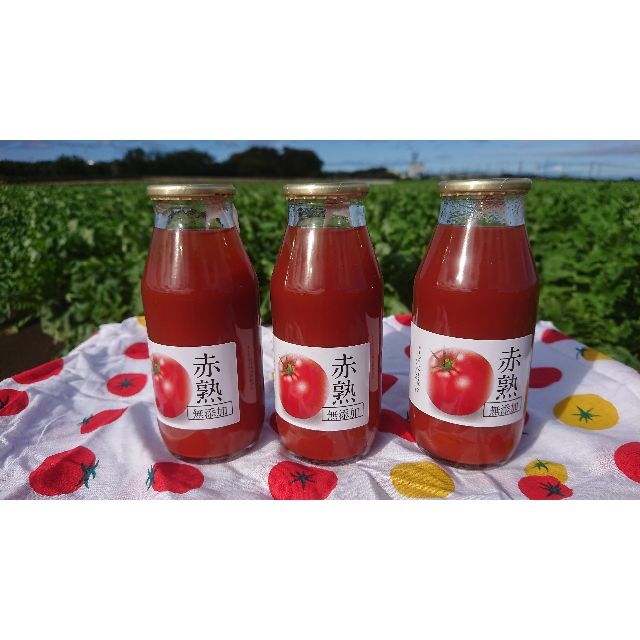 1飲んだらやみつき！王様トマトジュース「赤熟」180g×24本