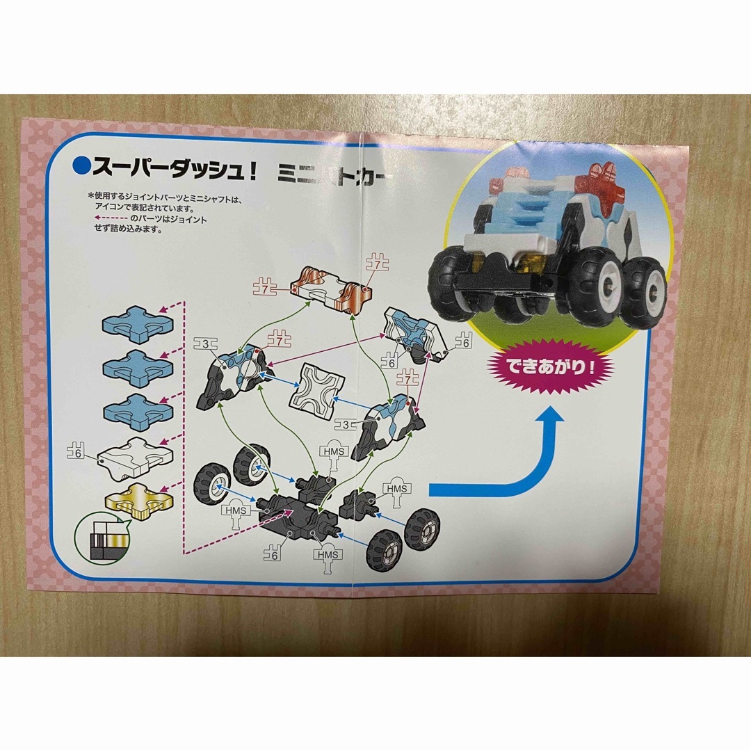 ラキュー　ミニパトカー　おともだちゴールド付録 エンタメ/ホビーのおもちゃ/ぬいぐるみ(ミニカー)の商品写真