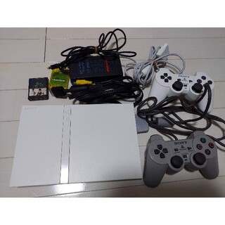 プレイステーション2(PlayStation2)のemi様専用　薄型PS2 SCPH-75000 白 +ソフト(動作確認済み)(家庭用ゲーム機本体)