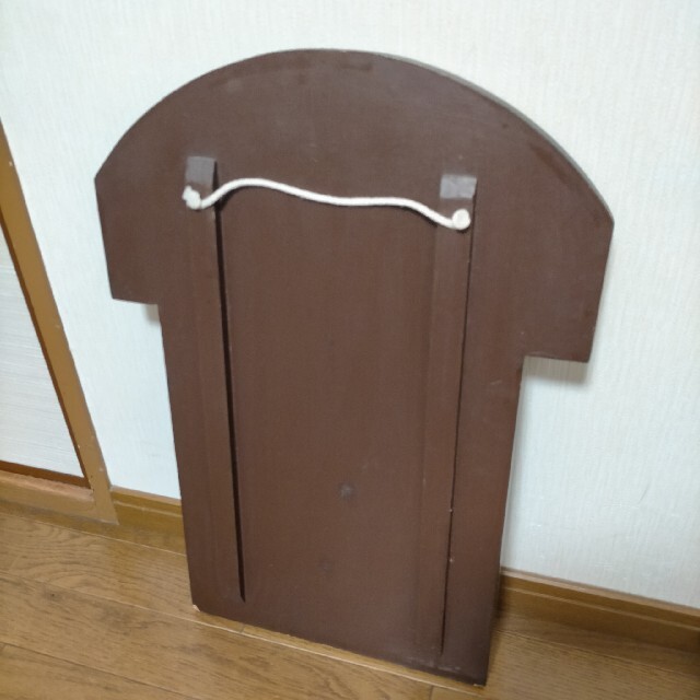 ミニーマウス　壁飾り　アンティーク調　木製看板 ハンドメイドのインテリア/家具(インテリア雑貨)の商品写真