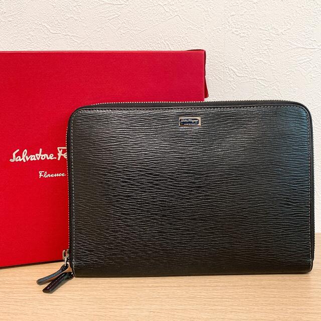 Salvatore Ferragamo(サルヴァトーレフェラガモ)の【美品】Ferragamo フェラガモ オーガナイザー 長財布 メンズのファッション小物(長財布)の商品写真