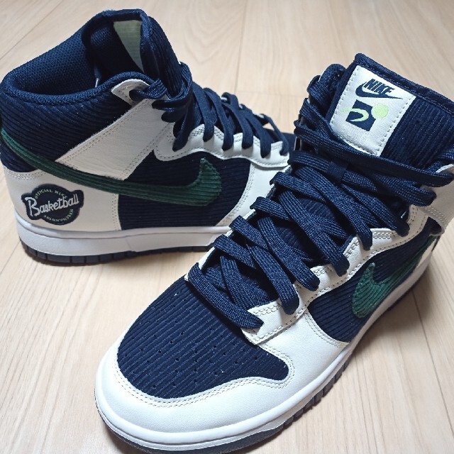 NIKE(ナイキ)のNike Dunk High EMB "College Navy"26cm メンズの靴/シューズ(スニーカー)の商品写真