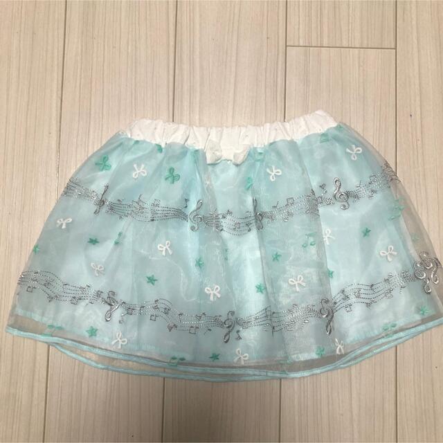 西松屋(ニシマツヤ)の西松屋　チュールスカート　130 キッズ/ベビー/マタニティのキッズ服女の子用(90cm~)(スカート)の商品写真