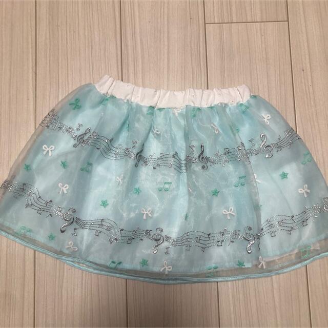 西松屋(ニシマツヤ)の西松屋　チュールスカート　130 キッズ/ベビー/マタニティのキッズ服女の子用(90cm~)(スカート)の商品写真