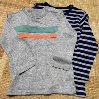 ユニクロ(UNIQLO)のユニクロ 長袖 Tシャツ 90cm 2枚セット(Tシャツ/カットソー)