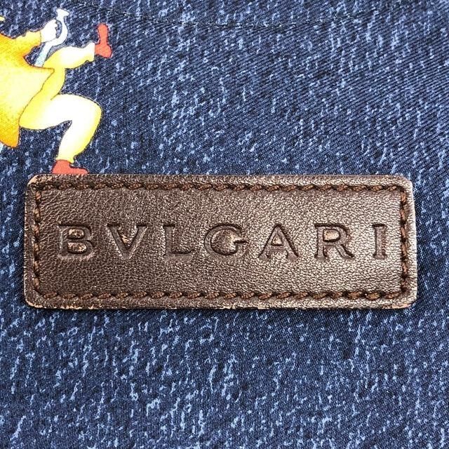 BVLGARI(ブルガリ)のBVLGARI ブルガリ ハンドバッグ ブルー レディース ブランド レディースのバッグ(ハンドバッグ)の商品写真