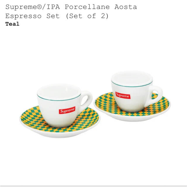 Supreme(シュプリーム)のIPA Porcellane Aosta Espresso Set インテリア/住まい/日用品のキッチン/食器(グラス/カップ)の商品写真