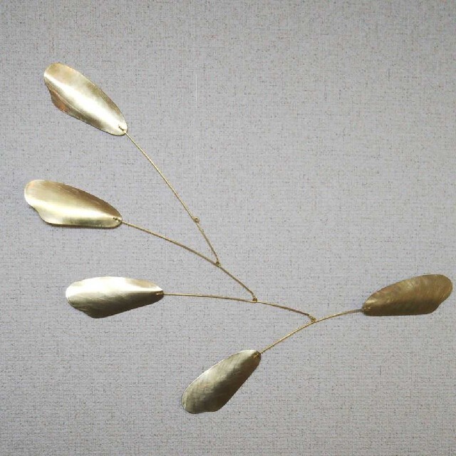 paddle L✥真鍮製 ハンドメイド モビール✥rp4