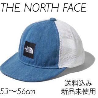 ザノースフェイス(THE NORTH FACE)のノースフェイス キッズ スクエアロゴメッシュキャップ 新品未使用(帽子)