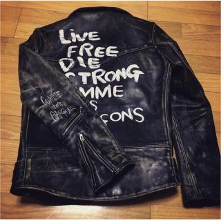 ルイスレザー(Lewis Leathers)の付属品有　ルイスレザー COMMEdesGARCONS ライトニング ジャケット(ライダースジャケット)