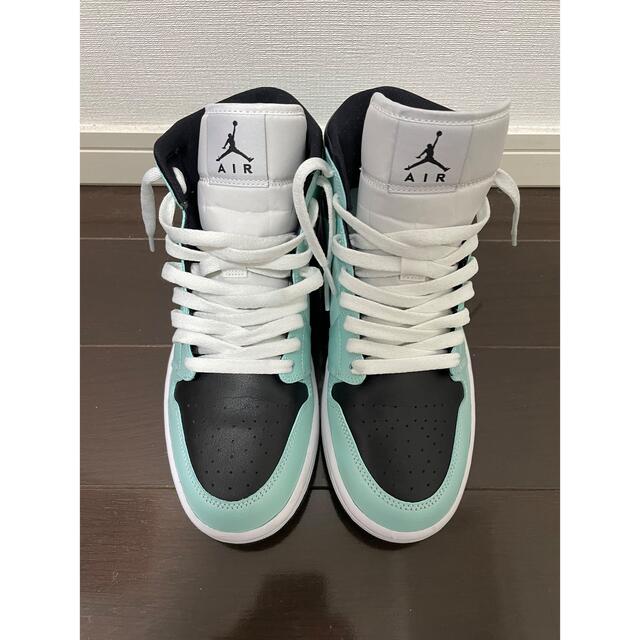 NIKE(ナイキ)のNIKE WMNS AIR JORDAN 1 MID "AQUA BLUE" メンズの靴/シューズ(スニーカー)の商品写真