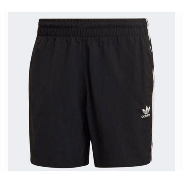 adidas(アディダス)のadidas アディダス クラシックス 3ストライプ スイムショーツ ブラック メンズの水着/浴衣(水着)の商品写真