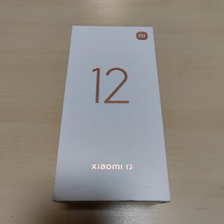 ANDROID - Xiaomi 12 グローバル版 新品開封後1日のみの使用の通販 by ...