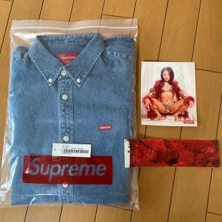 Supreme Small Box Shirt denim Sサイズ