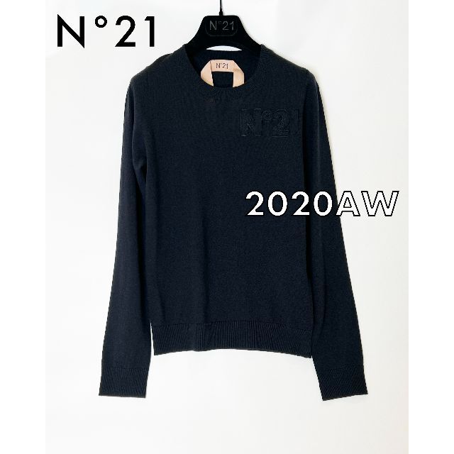 N°21 ヌメロヴェントゥーノ 2020AW ロゴ パッチ ニット セーター