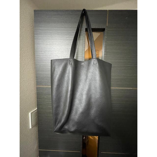 a.p.c.maiko tote bag レザー トートバッグ black 3