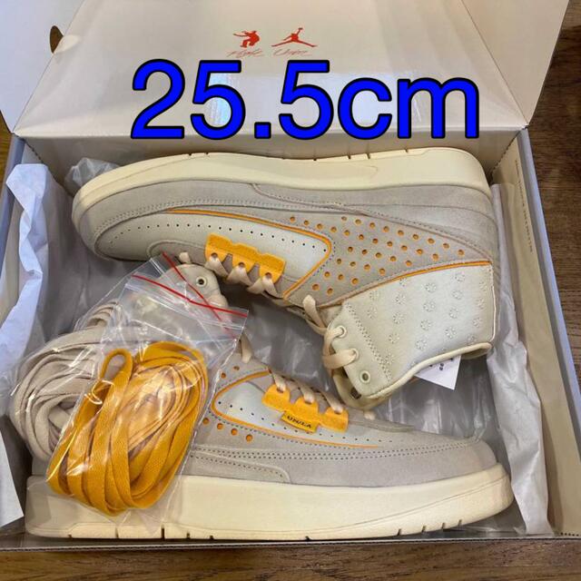 NIKE(ナイキ)のUNION Nike Air Jordan 2 Rattan 25.5cm メンズの靴/シューズ(スニーカー)の商品写真