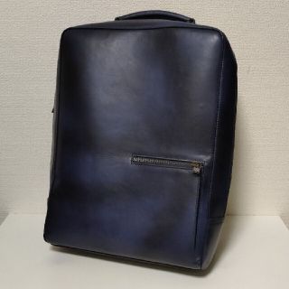 マザーハウス(MOTHERHOUSE)のマザーハウス アンティーク スクエアバッグパック 牛革レザー 美品(バッグパック/リュック)