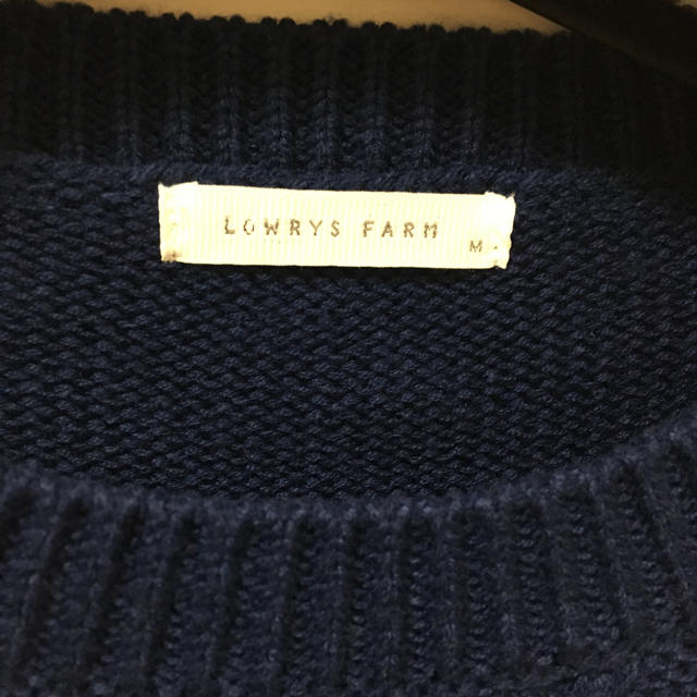 LOWRYS FARM(ローリーズファーム)のLOWRYS FARM ブルーニット レディースのトップス(ニット/セーター)の商品写真