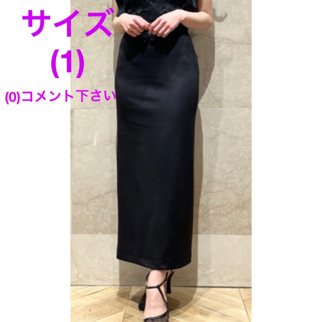 ブラックサイズスナイデル (1)❣️ シンプルタイトスカート