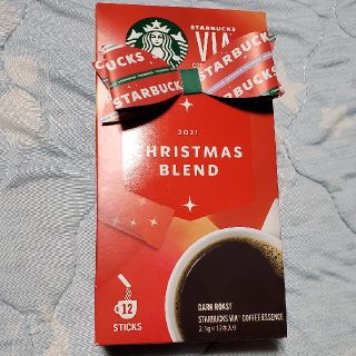 スターバックスコーヒー(Starbucks Coffee)のスターバックス ヴィア クリスマスブレンド2021 未開封品(コーヒー)