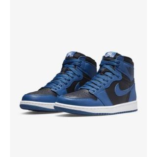 ナイキ(NIKE)のNIKE AIR JORDAN1 RETRO HIGH OG DK MARINA(スニーカー)