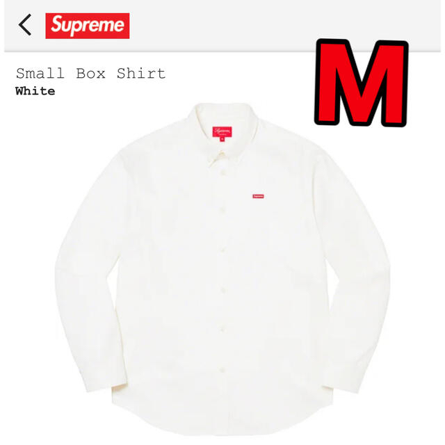 Supreme Small Box Shirt "White"メンズ