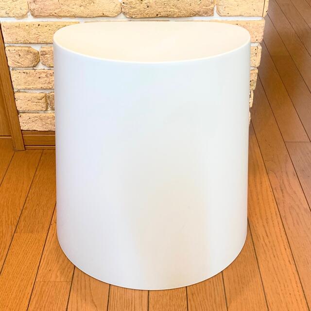 MUJI (無印良品)(ムジルシリョウヒン)の❇️【USED/美品】無印良品ポリプロピレンスタッキングスツール・ライトグレー インテリア/住まい/日用品の椅子/チェア(スツール)の商品写真