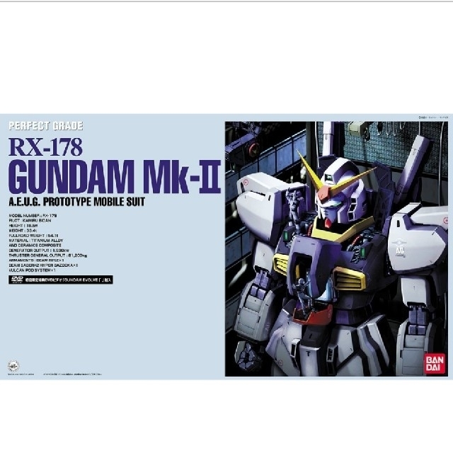 BANDAI(バンダイ)のPG 1/60 ガンダムMk-II　(素組み品) エンタメ/ホビーのおもちゃ/ぬいぐるみ(模型/プラモデル)の商品写真