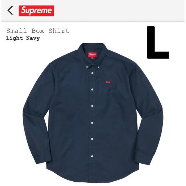 Supreme Small Box Shirt "Navy"